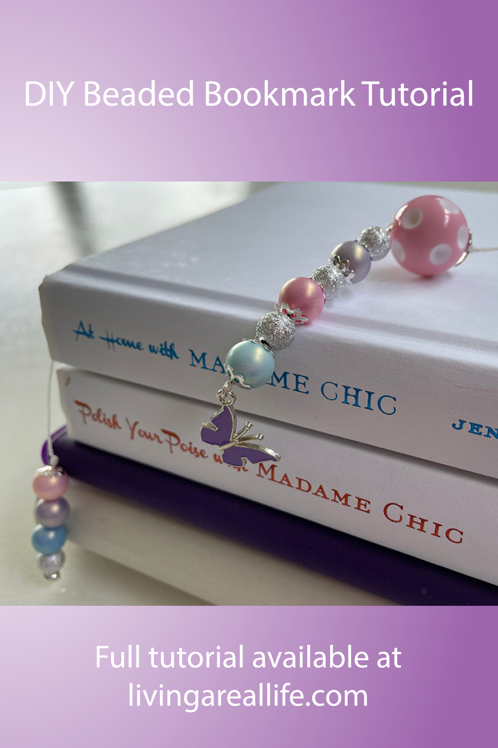 DIY Beaded Bookmark Tutorial Living a Real Life